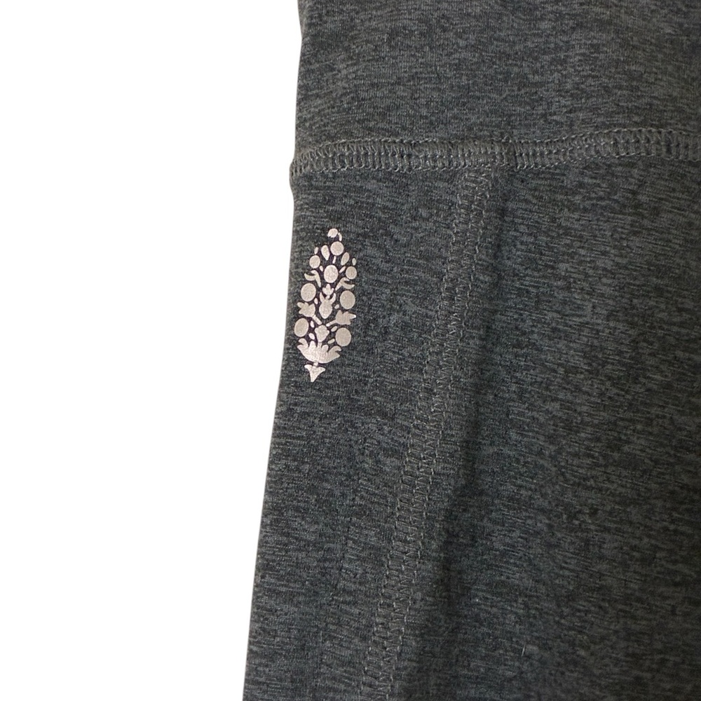 Free People | FP Movement gray cropped high rise cutout leg skinny leggings - Picture 13 of 14